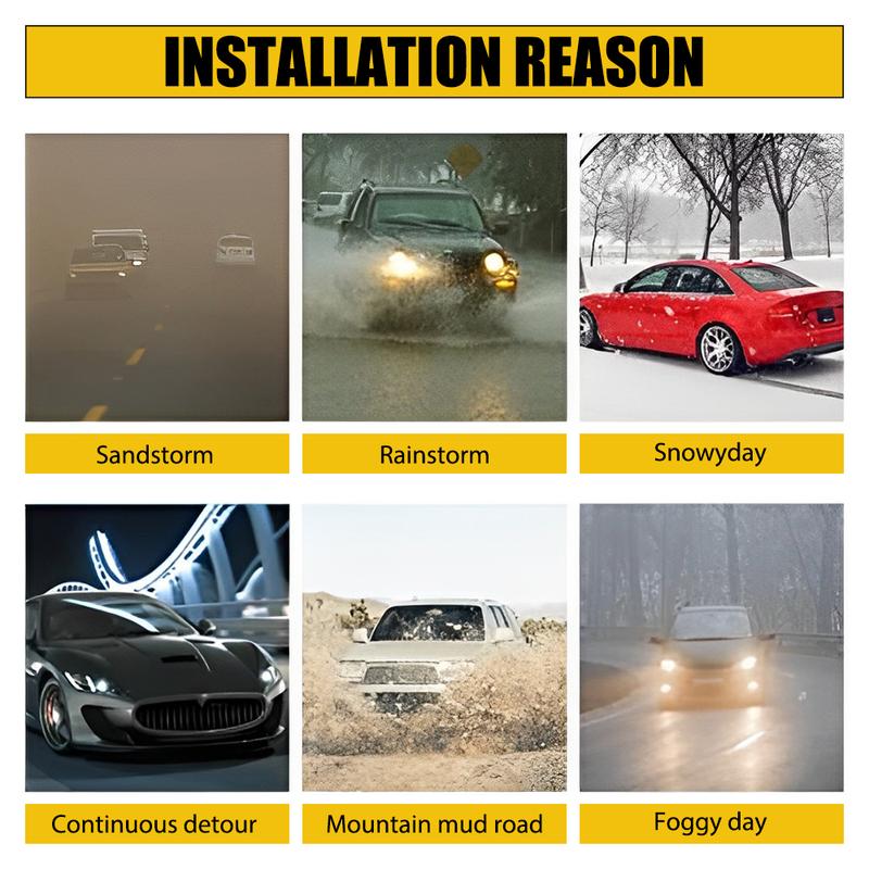 Dynamic Scan Start Up Hoodbeam Kit, Flexible Car Hood LED Meteor Strip Lights