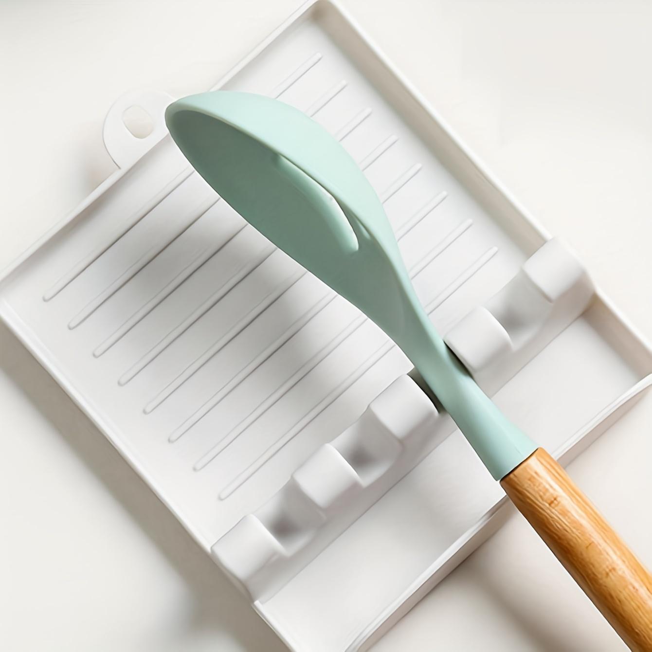 Creative Kitchen Utensil Holder, Home Soup Spoon Mat, Chopstick Pot Lid Storage Rack, Countertop Spatula Spoon Organizer, Kitchenware