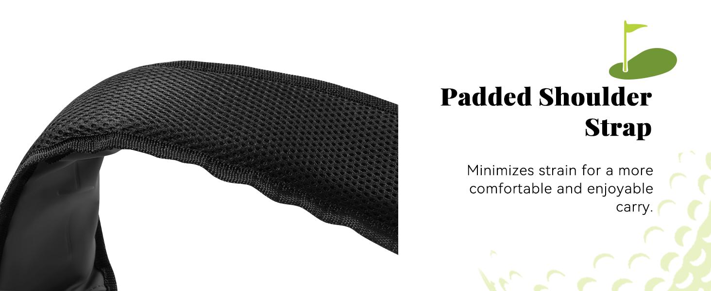 UNIHIMAL Small Par 3 Golf Bag Lightweight Synthetic Leather —Easy to Carry and Durable Pitch n Putt Golf Bag for Men & Women, Waterproof Design