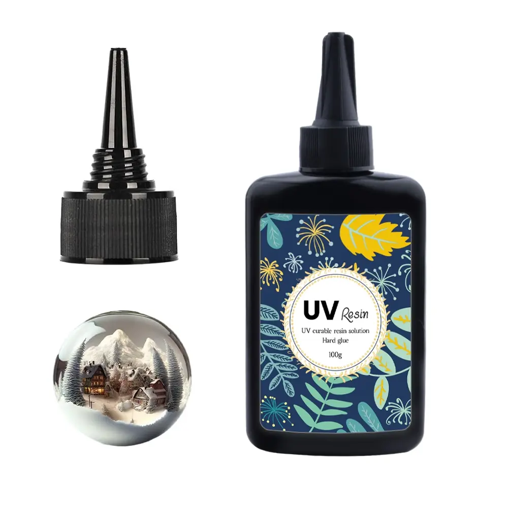 UV Resin Kit, Hard UV Resin, UV Curable Resin, Fast Curing Resin for Jewelry Making, DIY Craft Decoration, Coating, Hard Glue, Low Odor