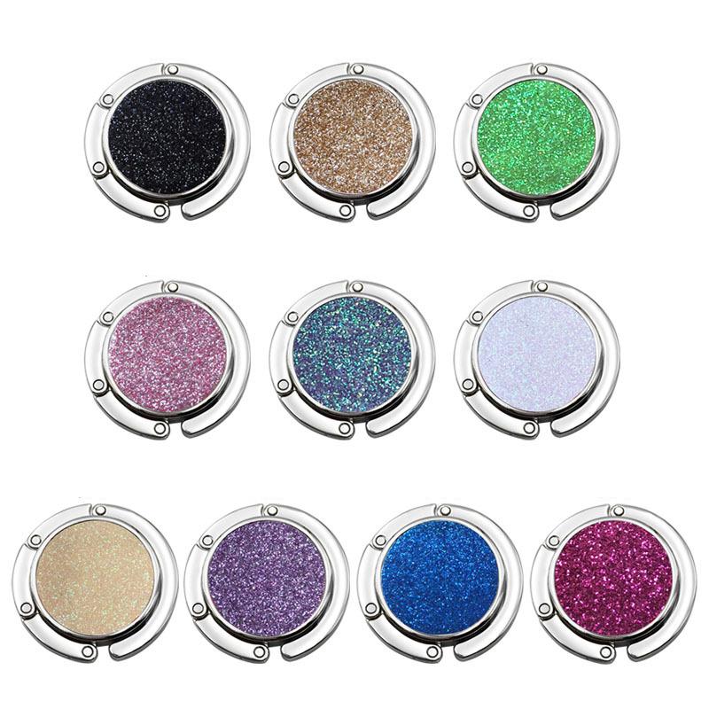 Foldable Purse Hook, 3 Counts Folding Handbag Hanger, Table Hook for Girls and Women, Home Organizer for Bag, Handbag, Purse, Pouch Holder