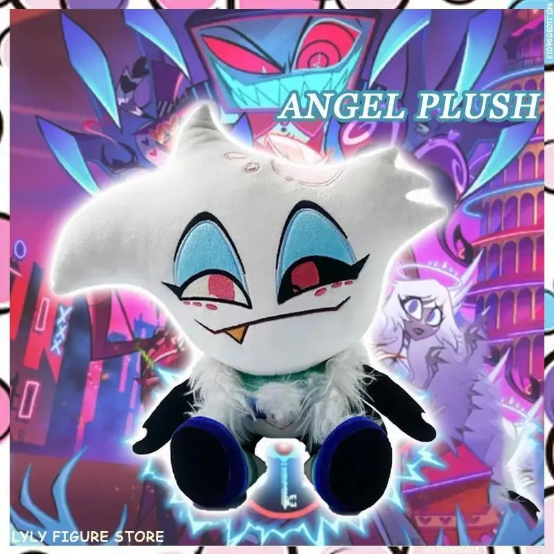 2026 New hot item  In Stock Hazbin Hotel Plush Angel Vox Figure Cartoon Stuffed Doll Figurine Plushies Peripherial Christmas Gift