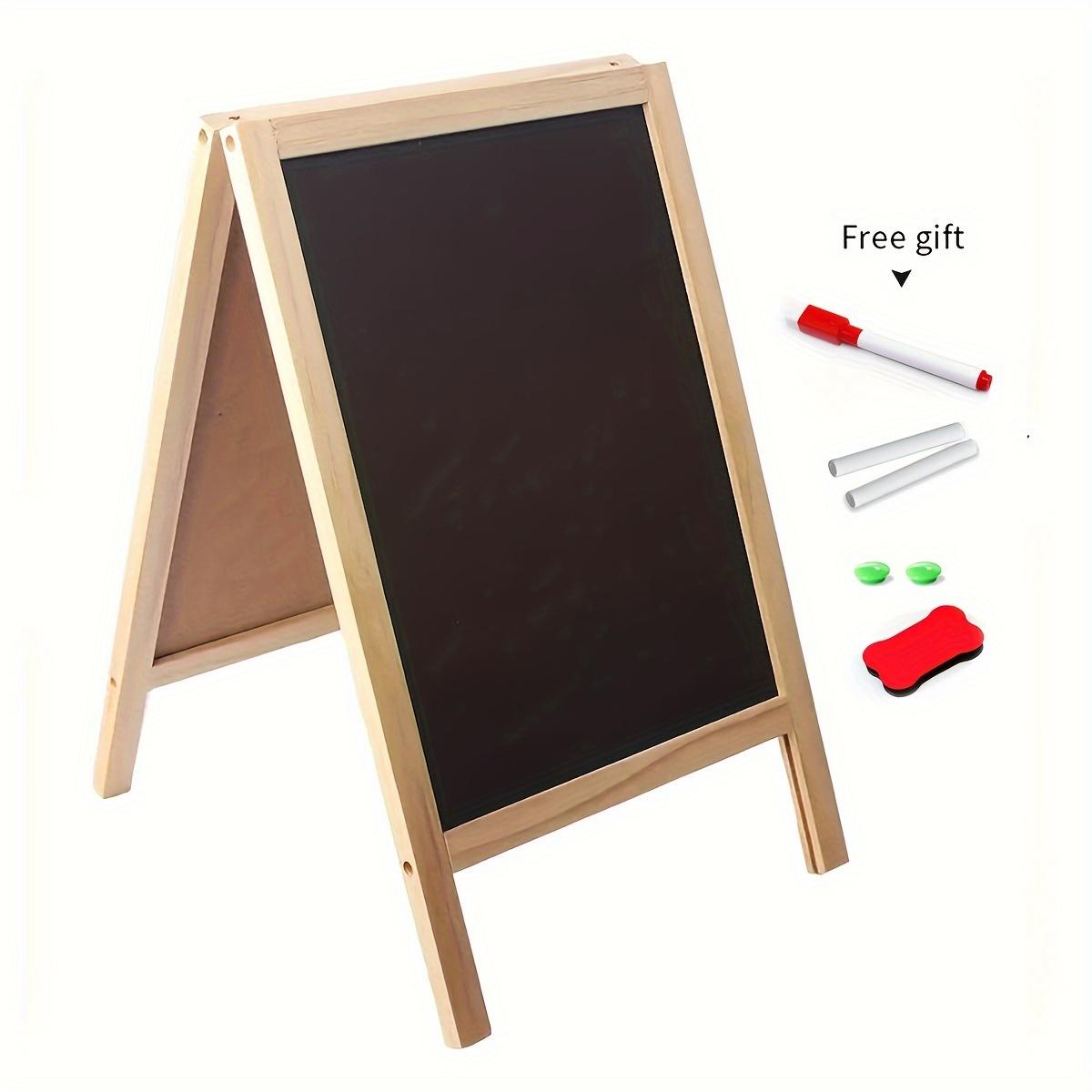 Two Sizes, Writable Teaching Blackboards, Double-Sided Foldable Dust-Free Advertising Boards, and Dry-Erase Whiteboards, Reusable Doodle Boards