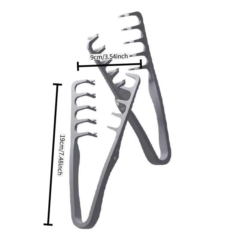 2pcs Korean Authentic Textured Hair Comb, Volumizing Root Styling Brush, Front Bang Cover, Hairline Concealer, Unisex Beauty Tool