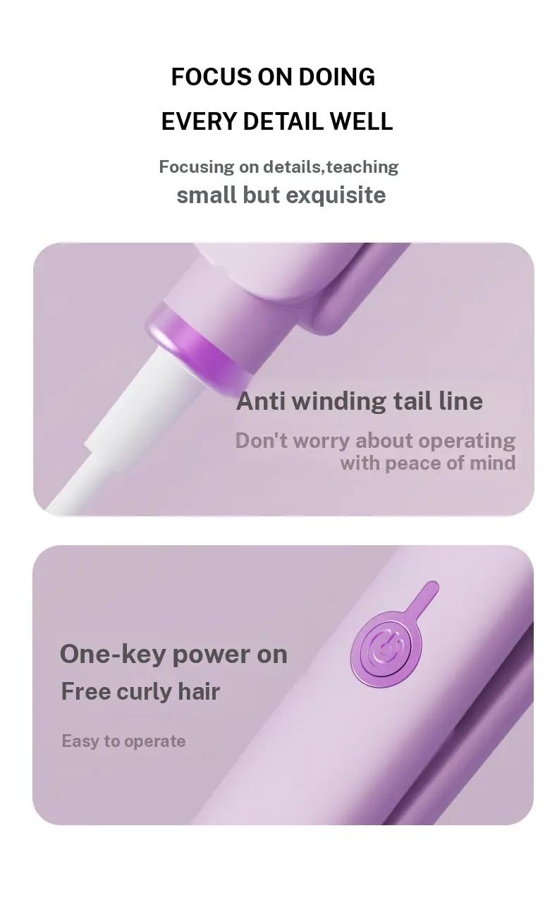 French Style 2025 New Upgrade 32MM French Wave Curling Iron 30W 3 Barrels Adjustable Temperatures Fast Heating 30 Seconds Auto Off Safety Lock Silicone Cover 1.8m Extension Cord for All Hair Types Beauty & Hair Styling, Fashionable New Looks use tool