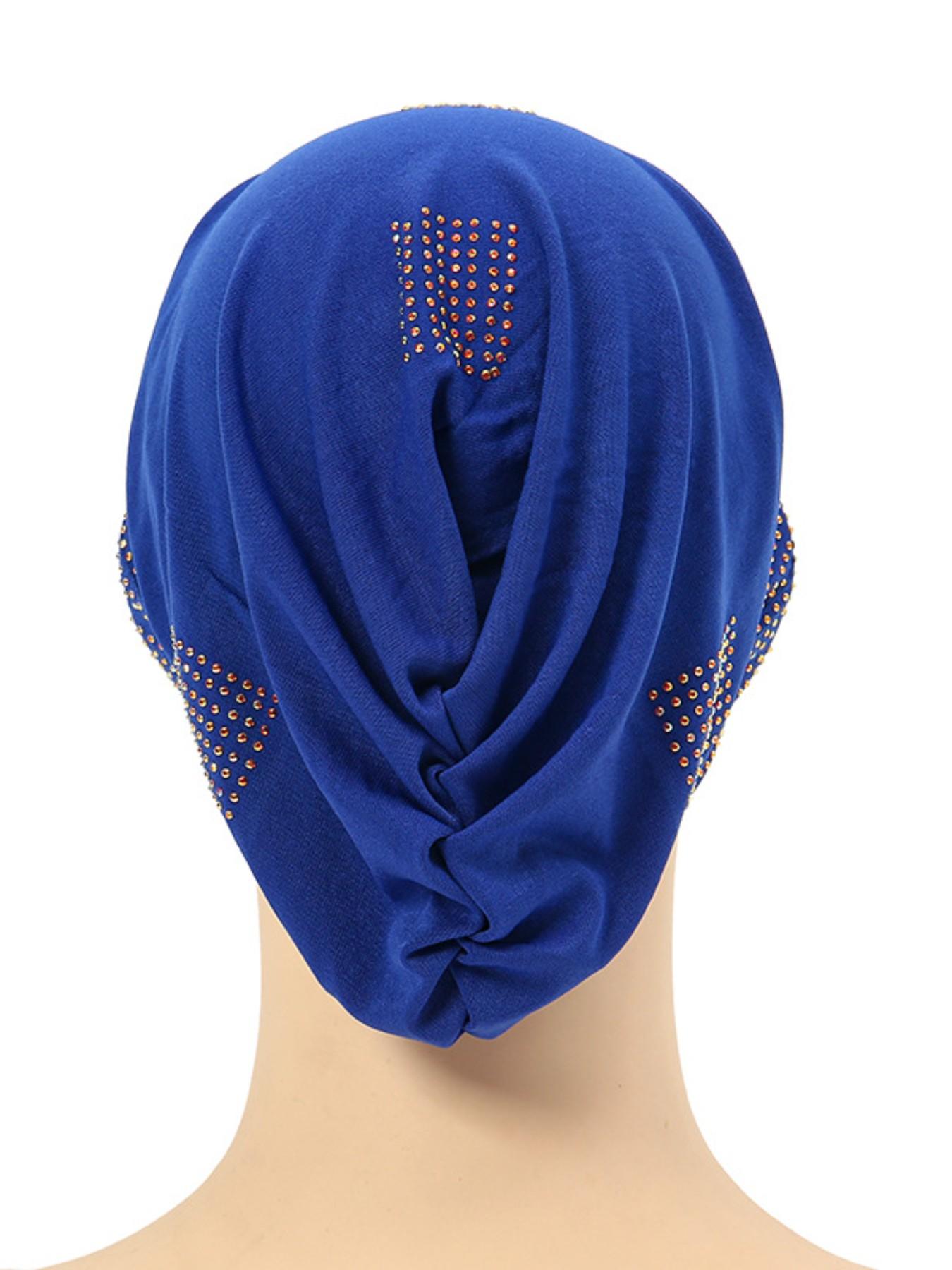 Women's Solid Color Hijab Balaclava, Breathable & Comfortable, Loose-Fit Turban Cap, Ideal for Sports, Yoga, Fitness, Fashion