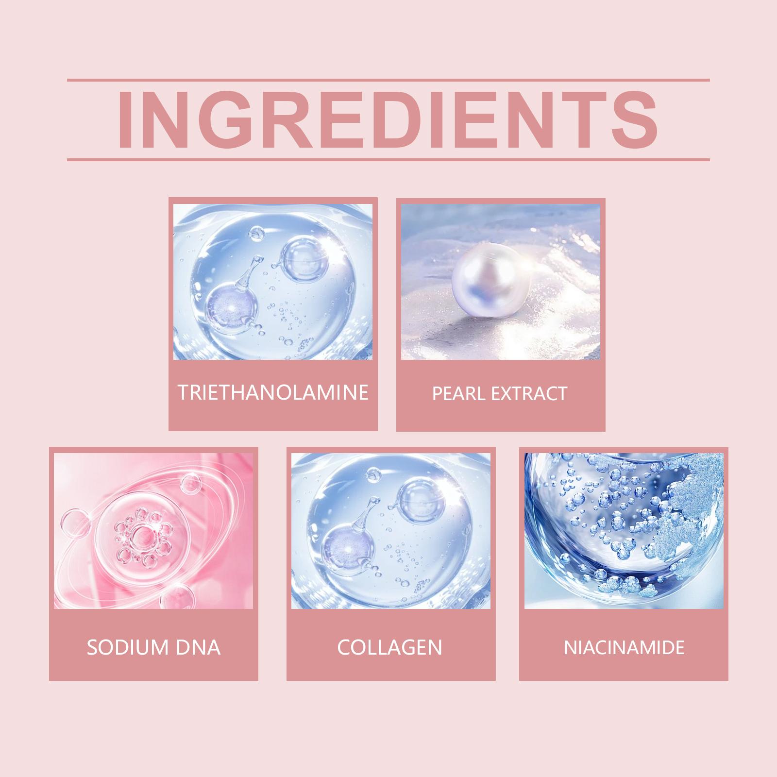 Moisturizing collagen capsule cream hydrating, rejuvenating, locking in moisture and firming facial care capsule cream
