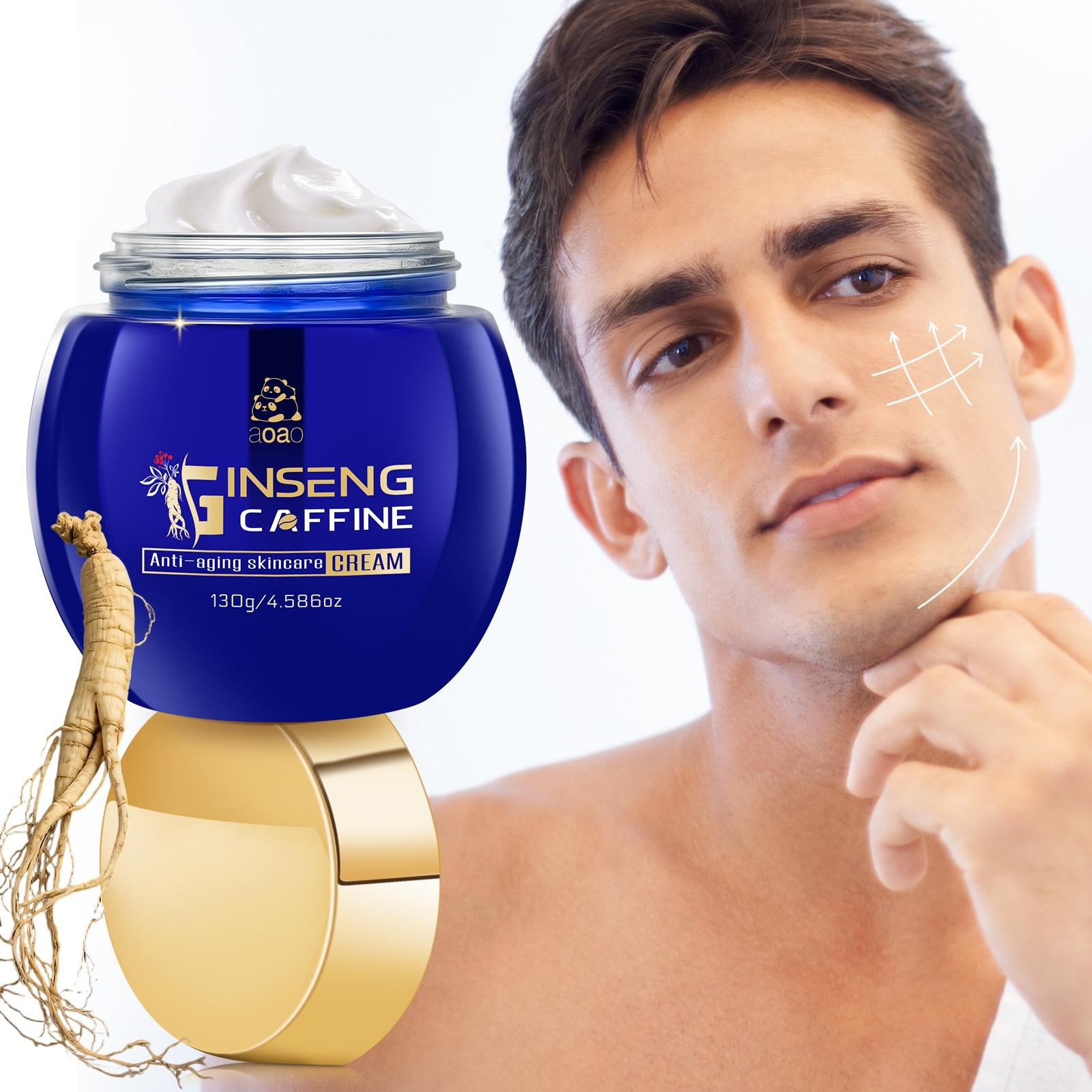 Ginseng Face Cream with Niacinamide and Hexapeptide, Firms & Smoothes Wrinkles, Moisturizing Day Night Cream skincare 130g