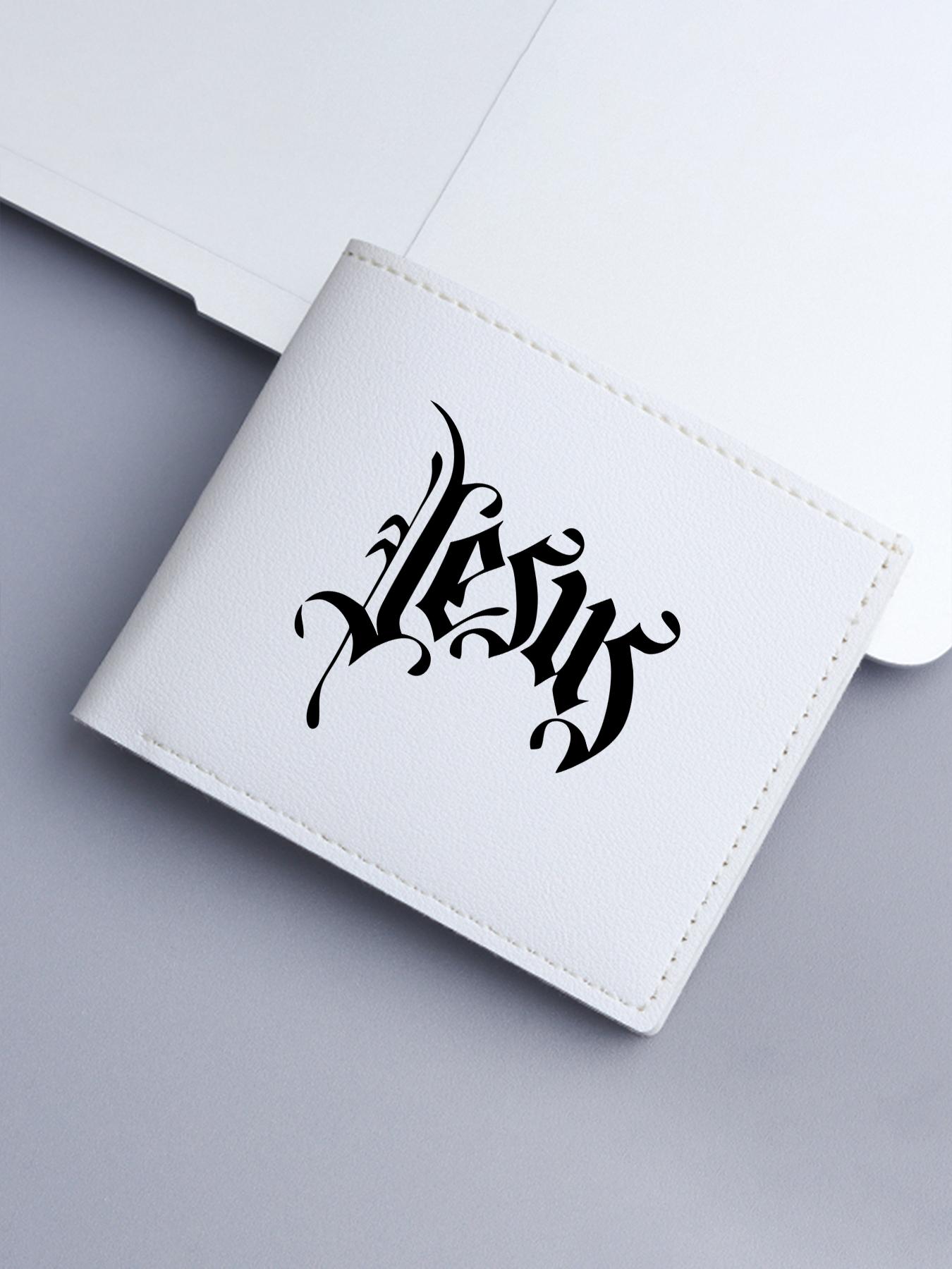 Gothic Jesus Print Unisex Wallet, PU Leather Bifold Card Holder with Coin Pocket, Christian Faith Purse for Men Women, Religious Accessory for Church & Daily Use