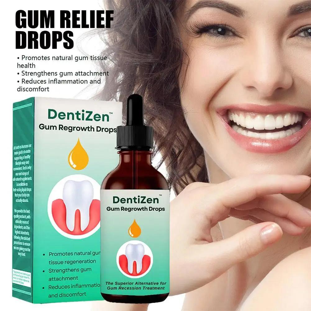 Gum Repair Drops Relieve Receding Gingival Swelling Gum Cleaning Care Oral Periodontal Hygiene Remove Yellow Remove Stain