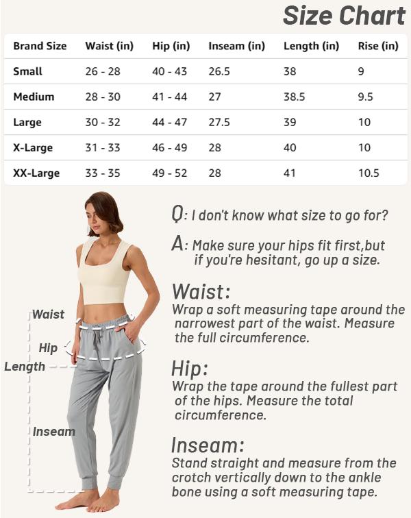 4 Pack High-Waisted Joggers for Women - Stretchy Casual Sweatpants with Pockets, Lightweight Comfy Lounge Pants for Workout, Travel & Everyday Wear