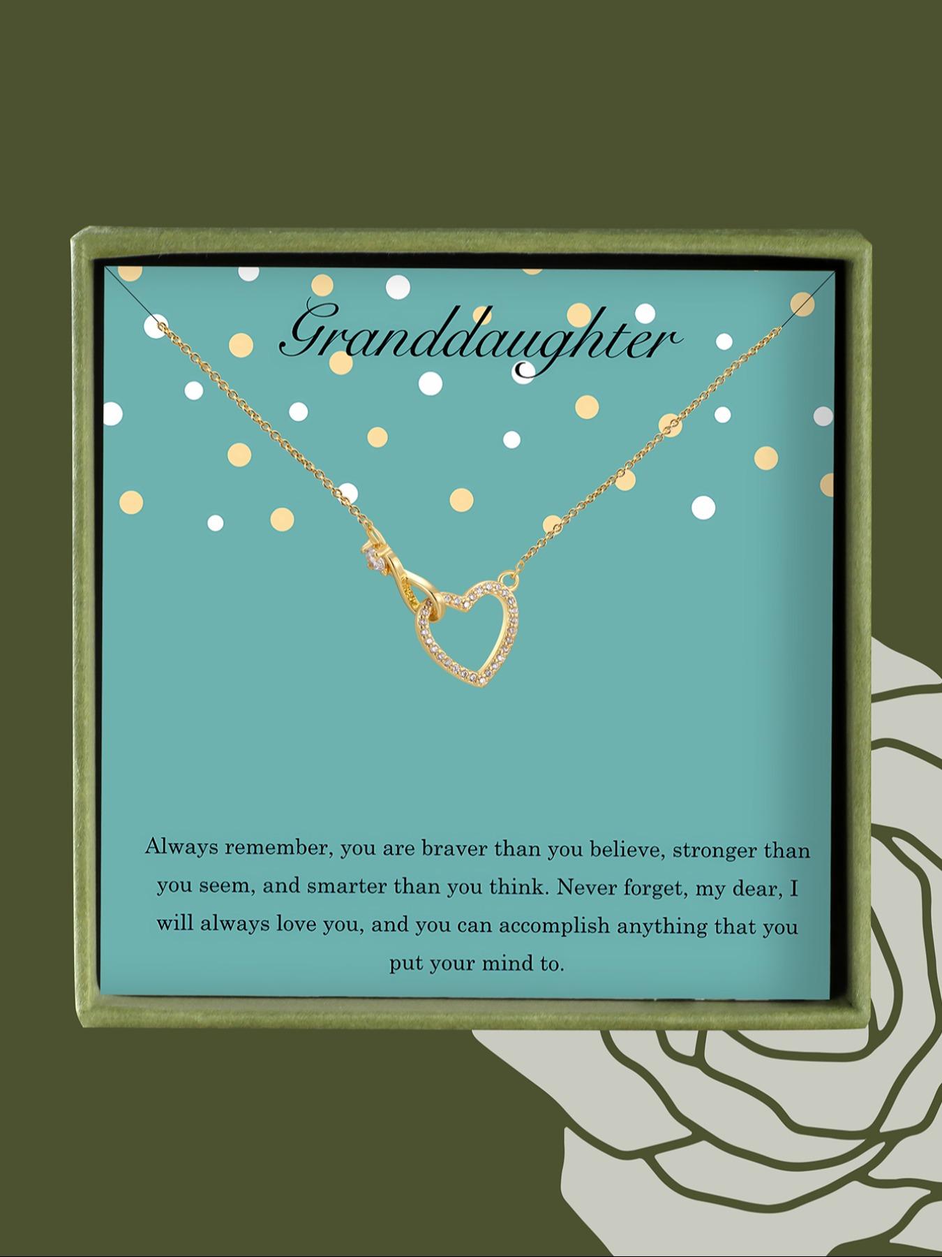 Infinity Symbol & Heart Design Pendant Necklace, Elegant Artificial Zircon Decor Necklace for Women for Party, Daily Decor, Trendy All-match & Exquisite Jewelry for Birthday Gift