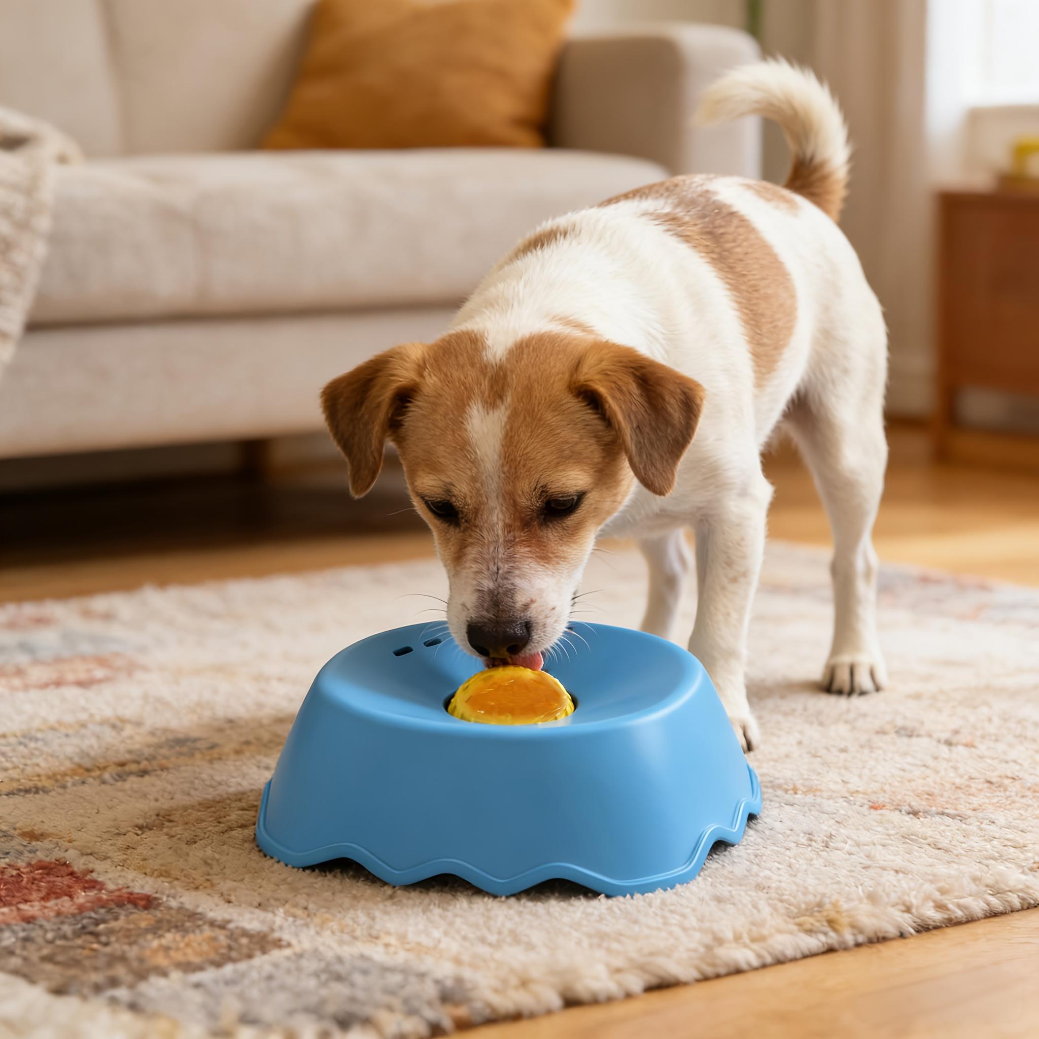 Pet non-slip fun ball slow feeder bowl, suitable for both cats and dogs, a fun and interactive feeding tool.