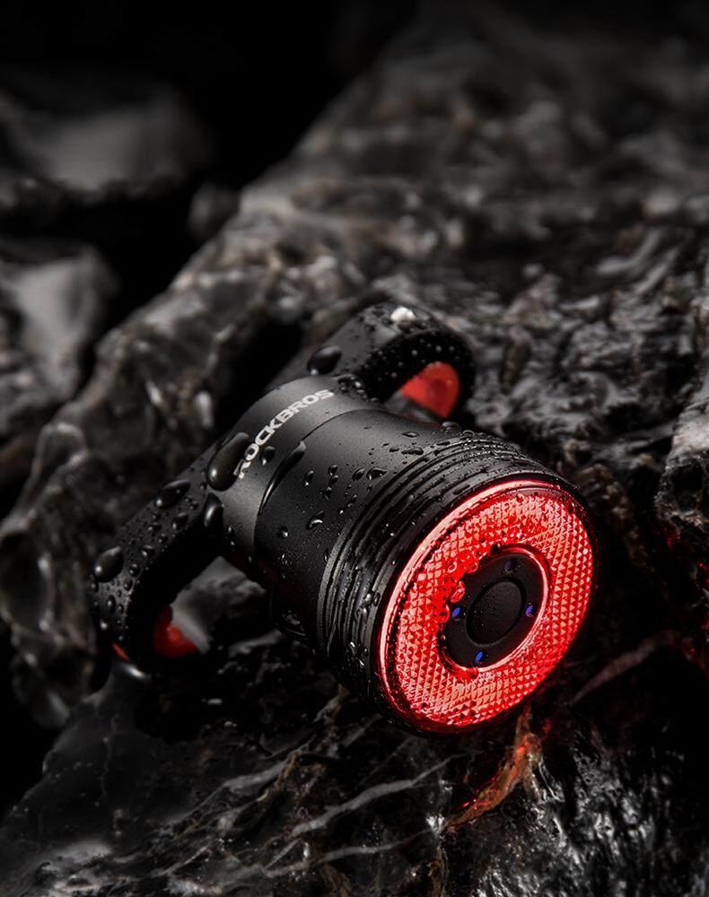 ROCKBROS Bike Tail Light Smart,Brake Sensing Bicycle Rear Lights for Night Ride,Ultra Bright LED Back Lights,Type C USB Rechargeable,IPX6 Waterproof,Cycling Safety Taillight Accessories ROCKBROS Bike Tail Light Smart,Brake Sensing Bicycle Rear Lights for Night Ride,Ultra Bright LED Back Lights,Type C USB Rechargeable,IPX6 Waterproof,Cycling Safety Taillight Accessories