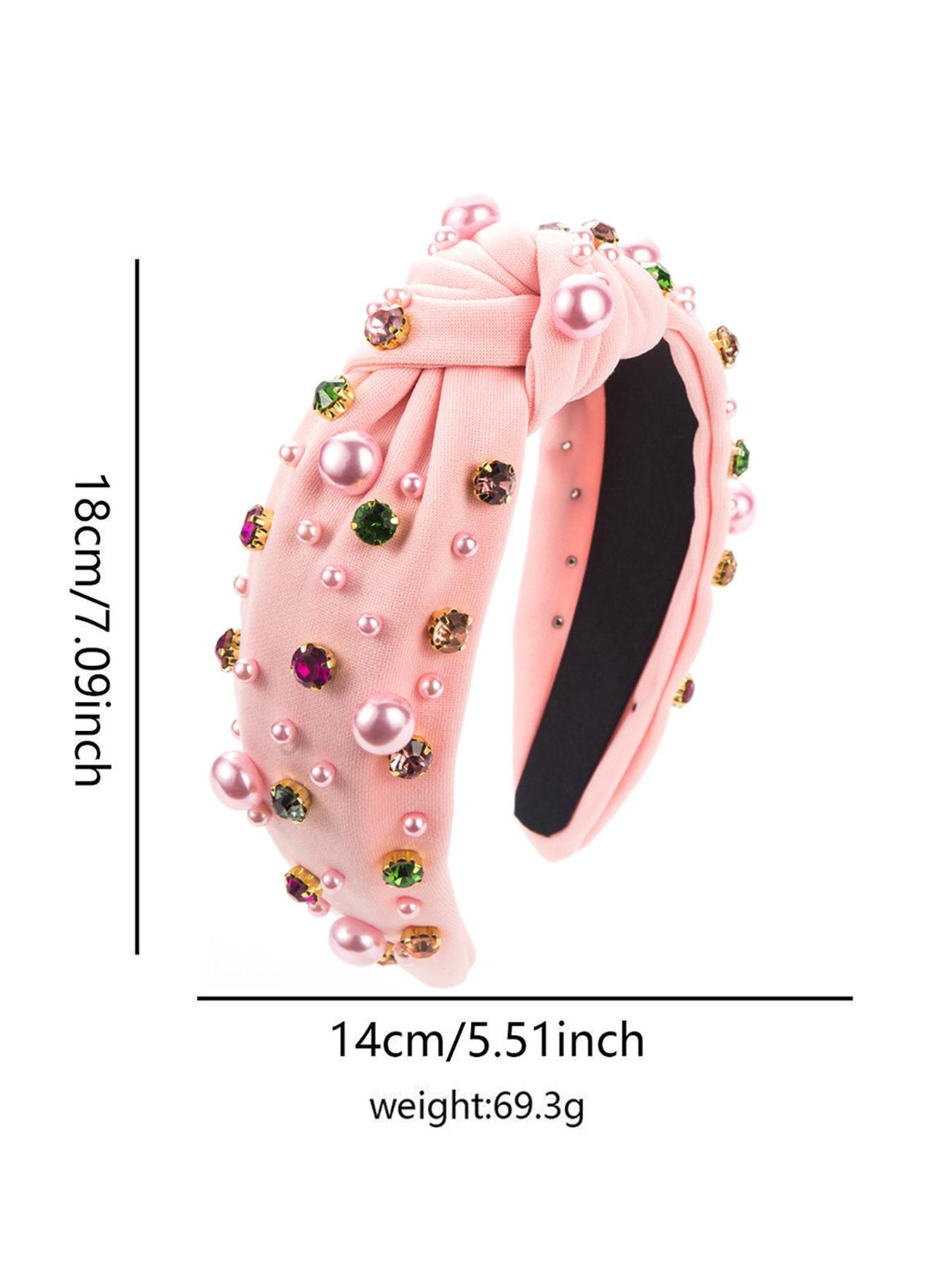 Valentine's Day gift 1pc women's sweet headband, elegant pearl hair accessory, suitable for Valentine's Day gifts, Mother's Day gifts, sweet pressed hair headband, afternoon tea, parties, vacation trips, daily leisure hair accessories