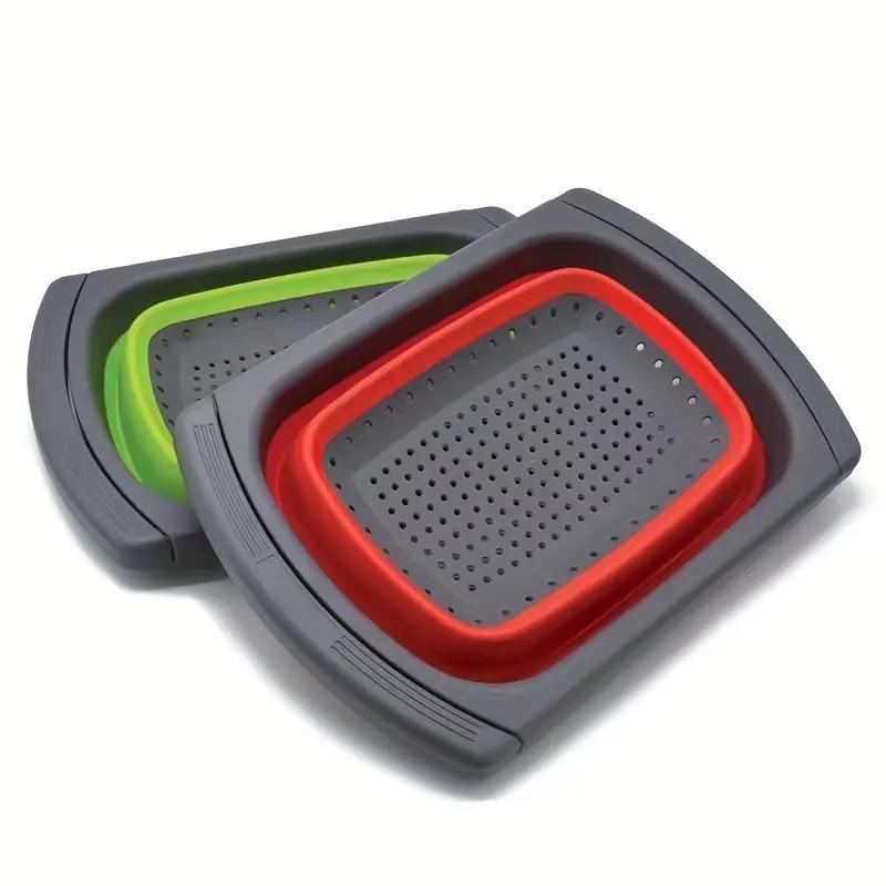 Multifunctional Expandable Folding Draining Basket, Laundry Filter, Kitchen Sink Strainer and Kitchen Sink Drainage Solution, Ideal for Outdoor Camping Use