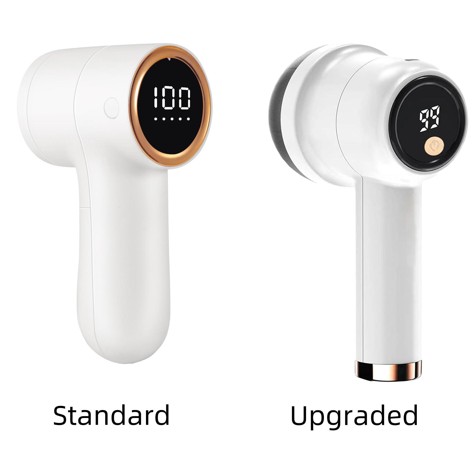 Fabric Shaver, Lint Remover Wireless Rechargeable 6-Leaf Blades 3-Speed LED Display Electric Lint Shaver Portable for Clothes Furniture Sweater Curtain, Fabric-Shaver-Lint-Remover