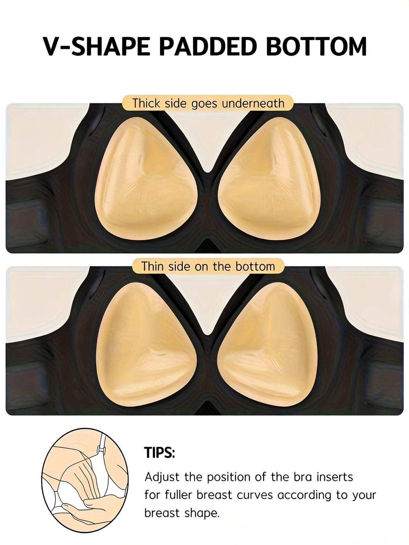 Double-Sided Adhesive Chest Lift Inserts, Large Reusable Comfortable Body Enhancer Pads, Effective and Safe for Daily Use