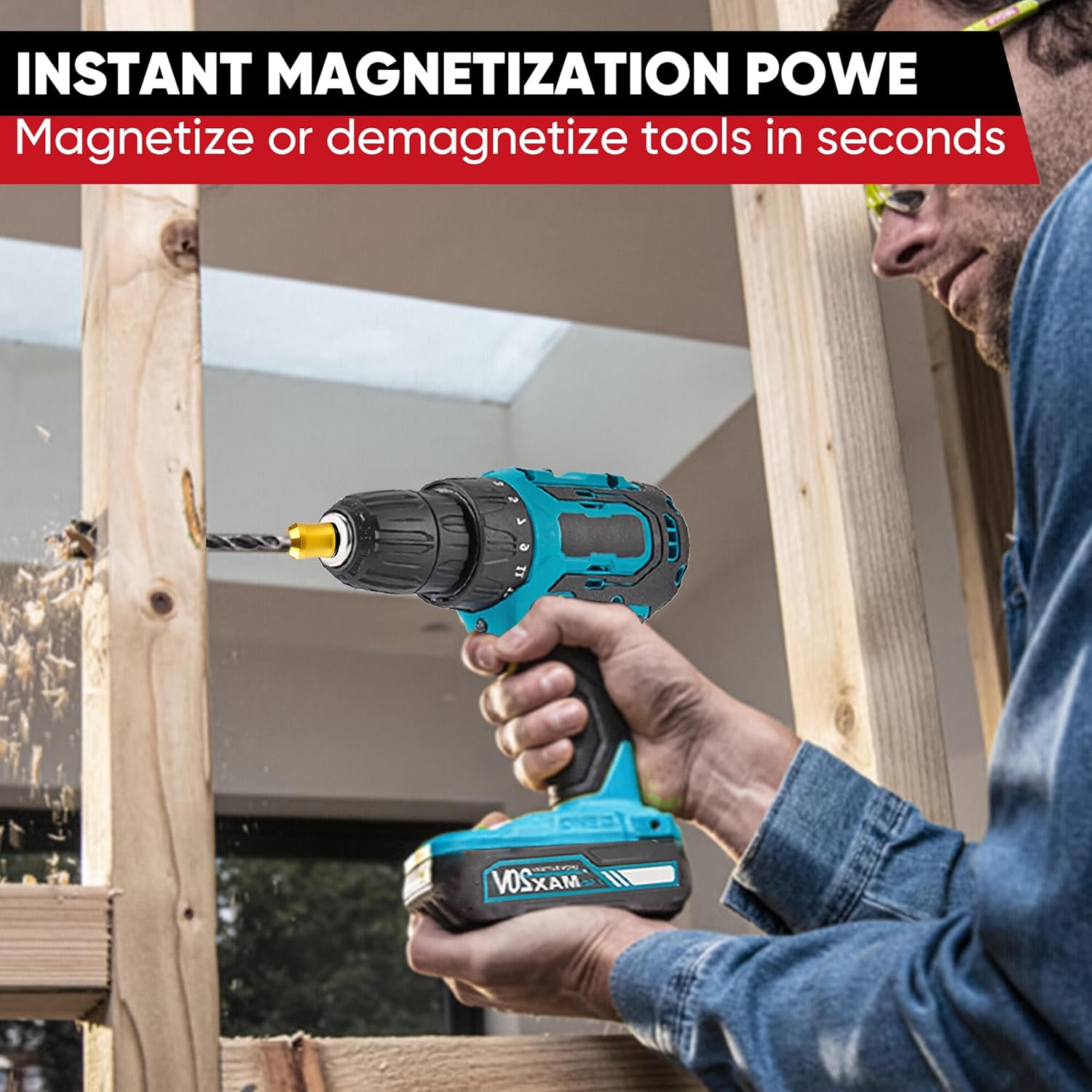 Strong Magnetic Screw Holder Ring, 2026 New Screwdriver Head Magnetic Ring Bit, Universal Magnetic Screw Holder for Drill, Anti-Slip Screwdriver Holder for Power Tools, Mechanics & Carpenters
