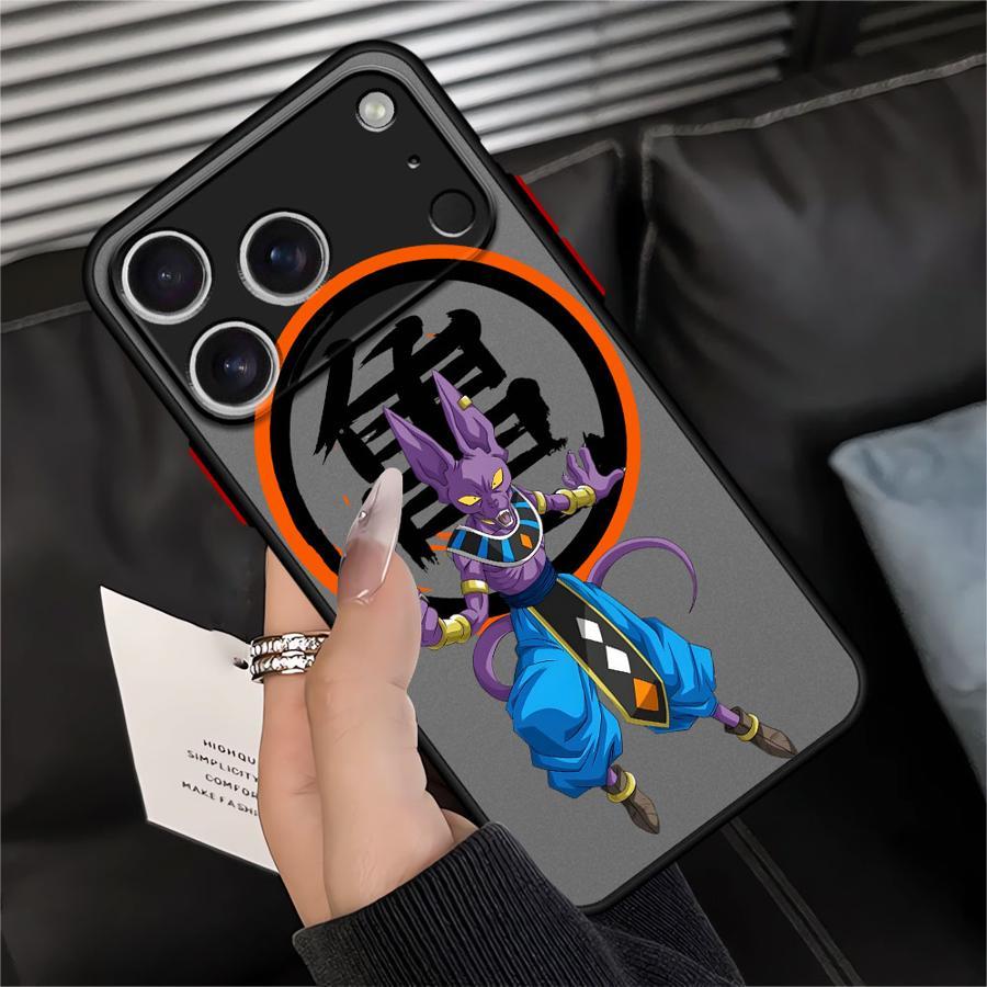 Anime Beerus Funda Back Phone Cover Case for Iphone 17 16 15 14 13 12 11 17Air Plus Pro Promax Samsung Galaxy S26 S25 S24 S23 S22 Christmas Gift