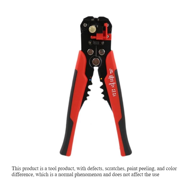 Multifunctional Wire Stripper Tool, Insulated Cold Press Terminal Crimping Pliers, Precision Durable DIY Project Tool for Home & Professional Use