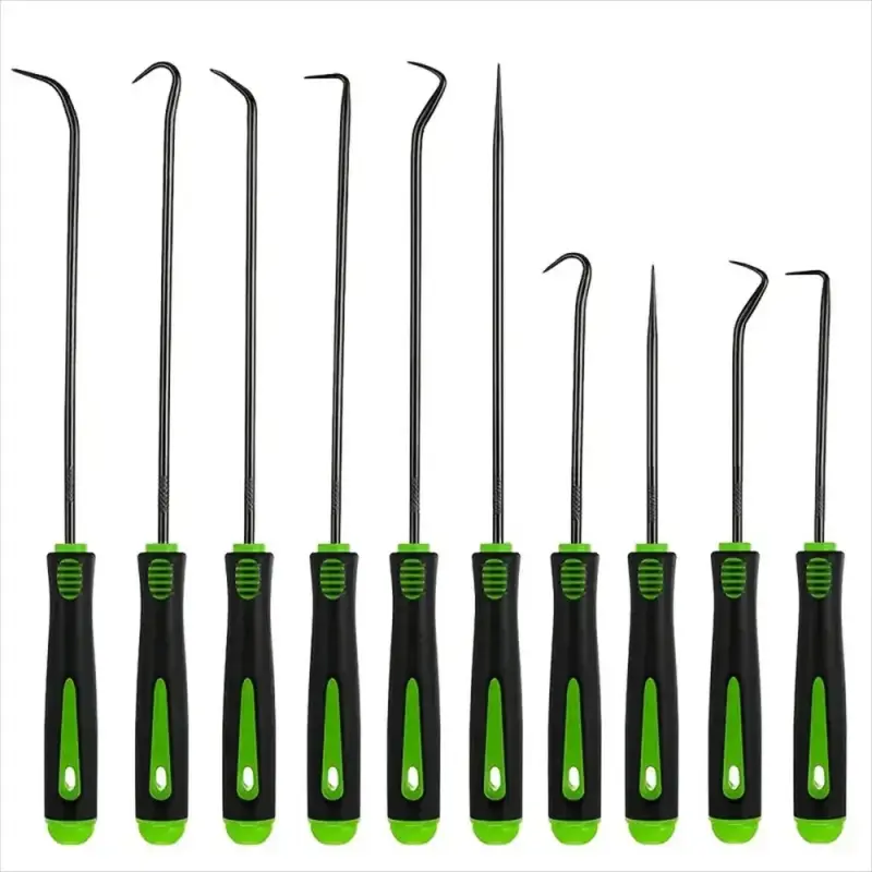 10-Piece Precision Hook Set, Car Oil Seal, Mini Precision Hooks, Durable Tools, Multi-Functional Tool Kit, Auto Repair Tools