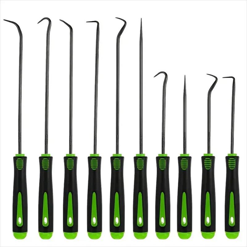10-Piece Precision Hook Set, Car Oil Seal, Mini Precision Hooks, Durable Tools, Multi-Functional Tool Kit, Auto Repair Tools