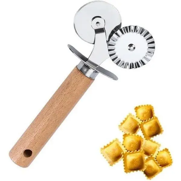 Pastry Double  Wheel,- Baking Tool for  and Kitchen Use,Ravioli