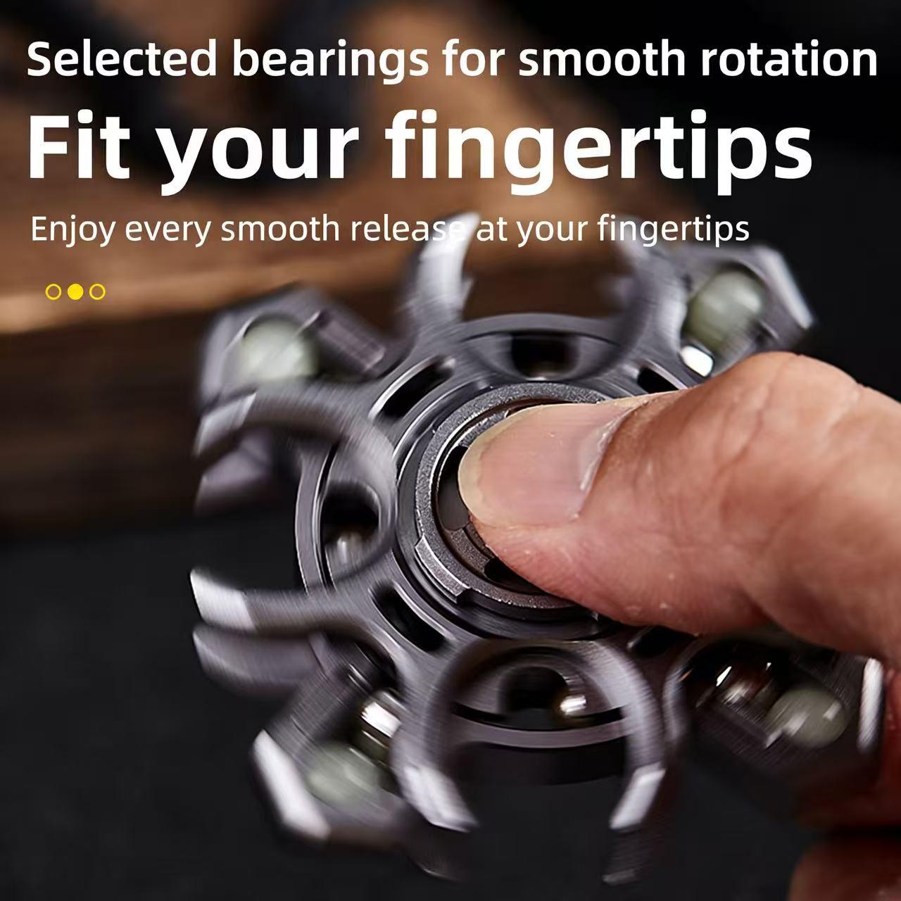 50 God Oracle Linked Gyroscope Metal Rotation Linked Fork Edc Stress Relief Toy, Fun Entertainment Anytime, Portable Leisure Gift