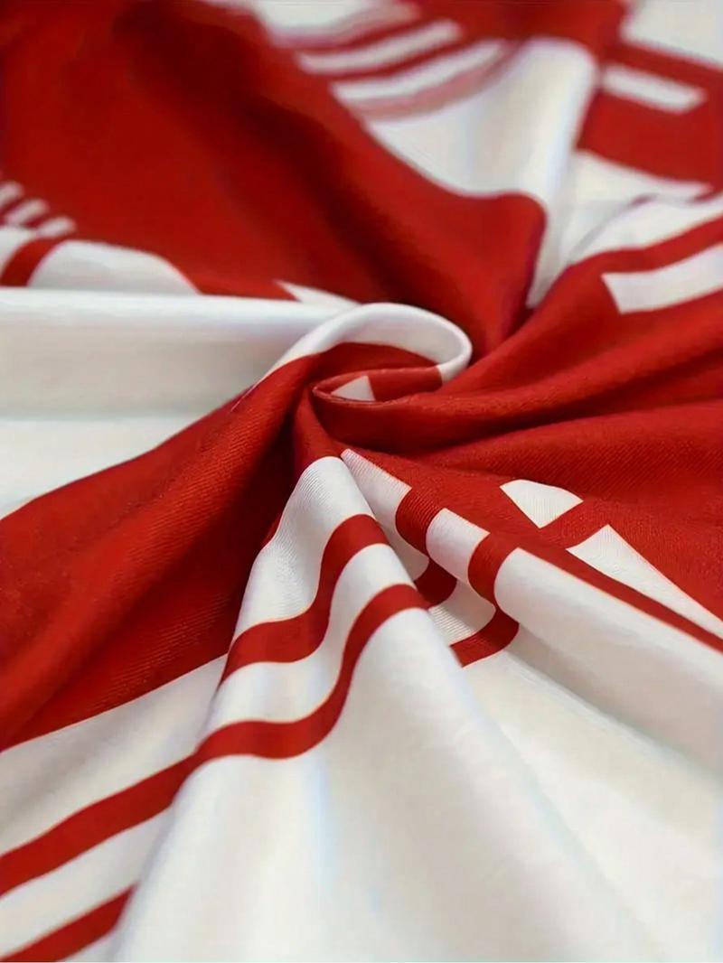 【Plus Size】 Short Sleeve Tee & Skinny Shorts Two-Piece Set, Casual Round Neck T-shirt & Shorts, Women's Outfits for Summer