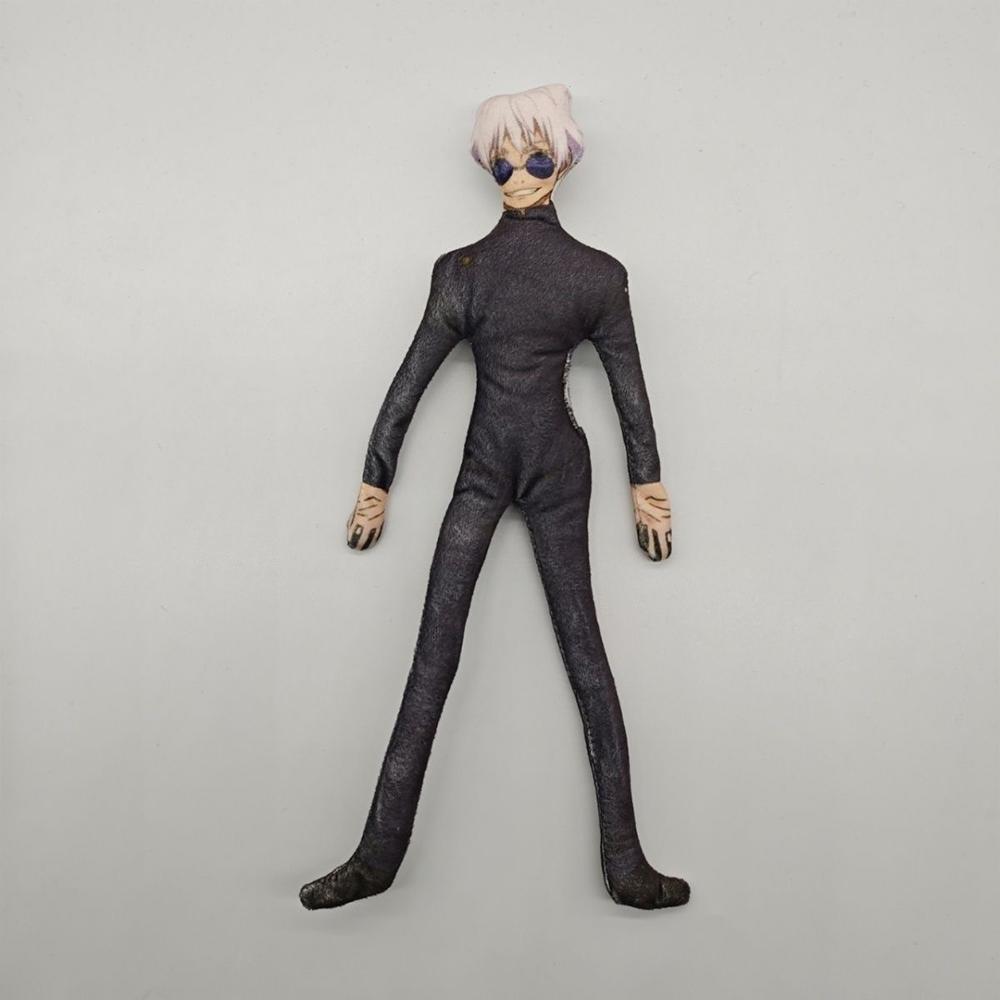 JJK Anime Plush Dolls (Gojo Satoru, Geto Suguru, Ryomen Sukuna, Itadori Yuji, Fushiguro Megumi, Inumaki Toge, Fushiguro Toji) - 38cm Slender Twistable Unique Shape Stuffed Toys, No Battery Needed, House Decoration, Birthday Gift for Anime Fans, Unisex, Po