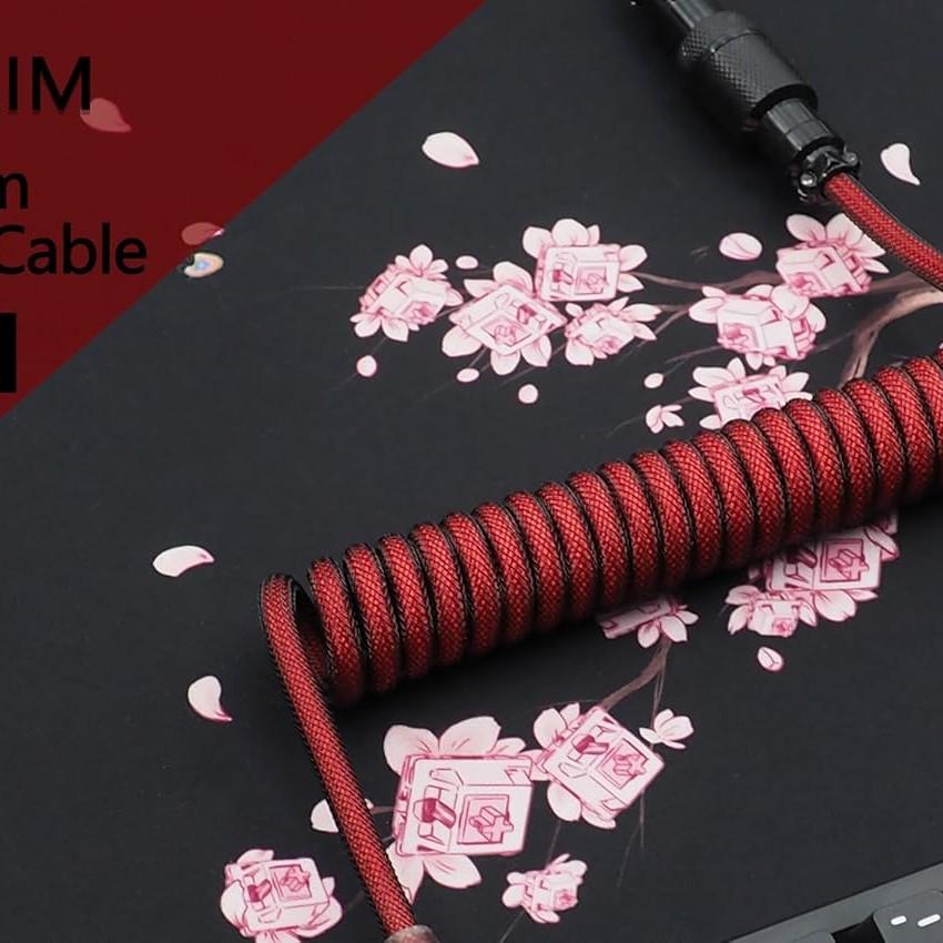 Aircraft Line Gx12 Series Type-C Data Cable USB Interface Mechanical Keyboard Customizable Rotating Plug Connector, High-Quality Durable Connectivity Solution