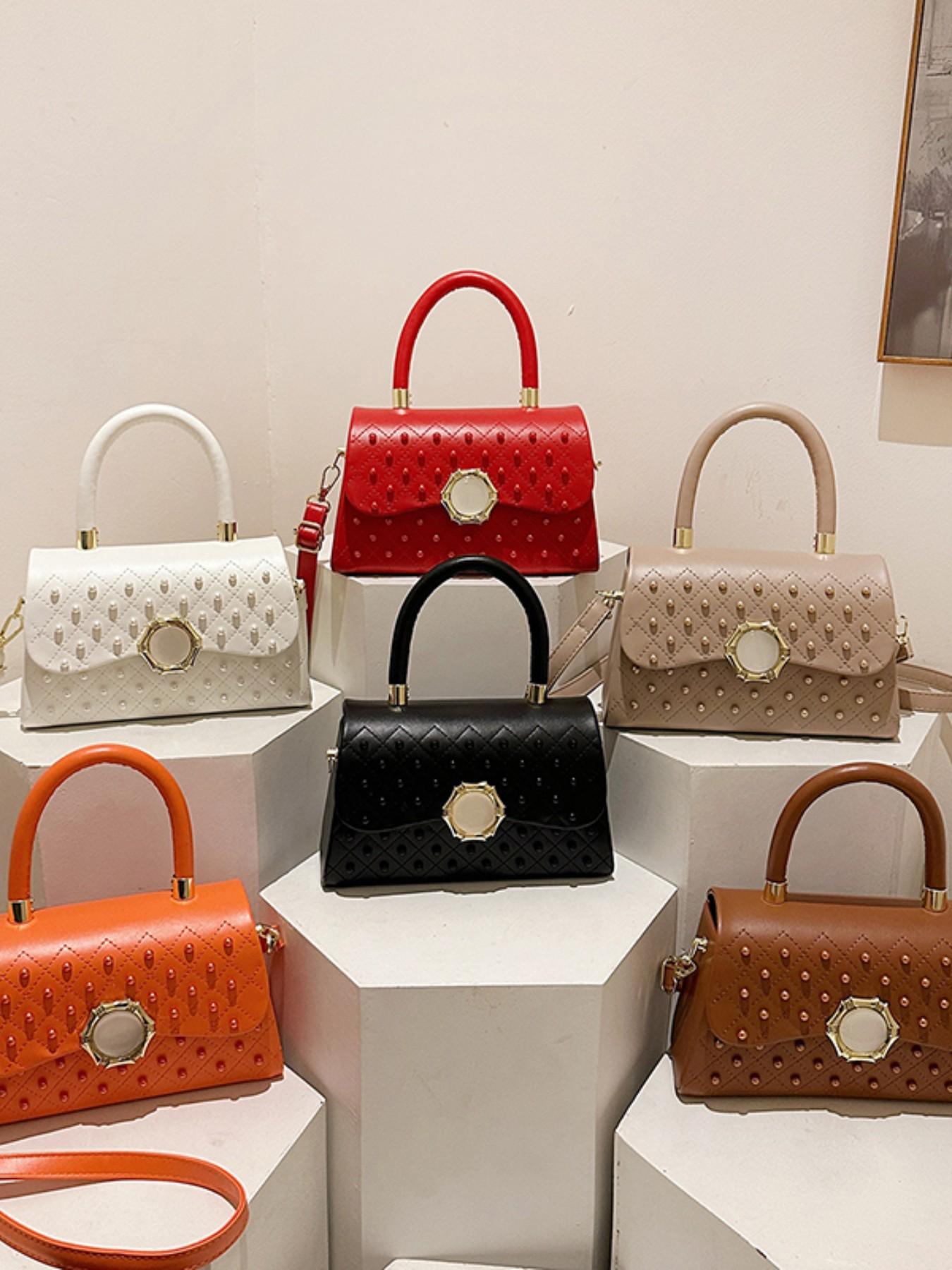 Elegant Single Shoulder Crossbody Handbag, Pure Color High-End Women's Bag, Stylish and Fashionable, Perfect for Daily Use