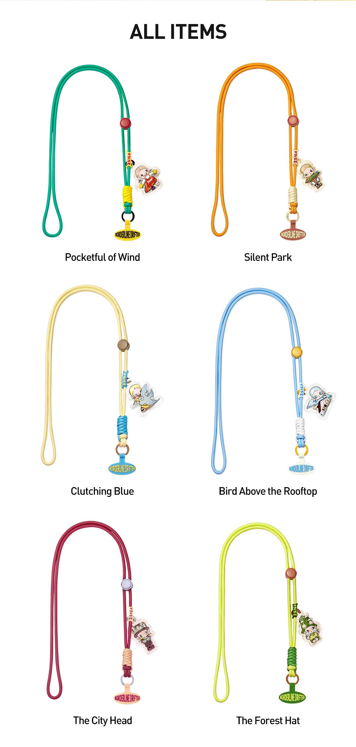 POP MART Zsiga Borderline Drifter Series-Phone Charm Blind Box