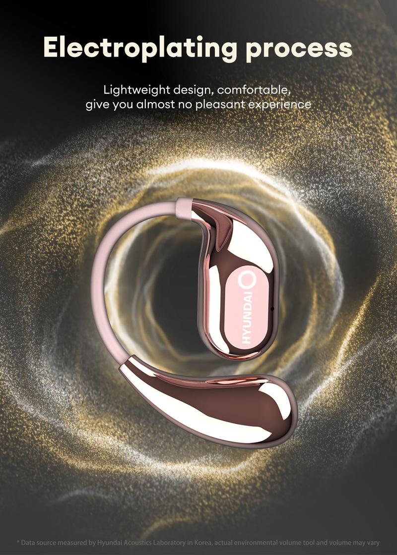 HYUNDAI HY Q18 Pro Electronic Earbud Bluetooth Headset with Full-Color Touch Screen – Wireless 5.4, Comfort Design, Noninductive Wearing, High-Quality Audio for Music & Calls