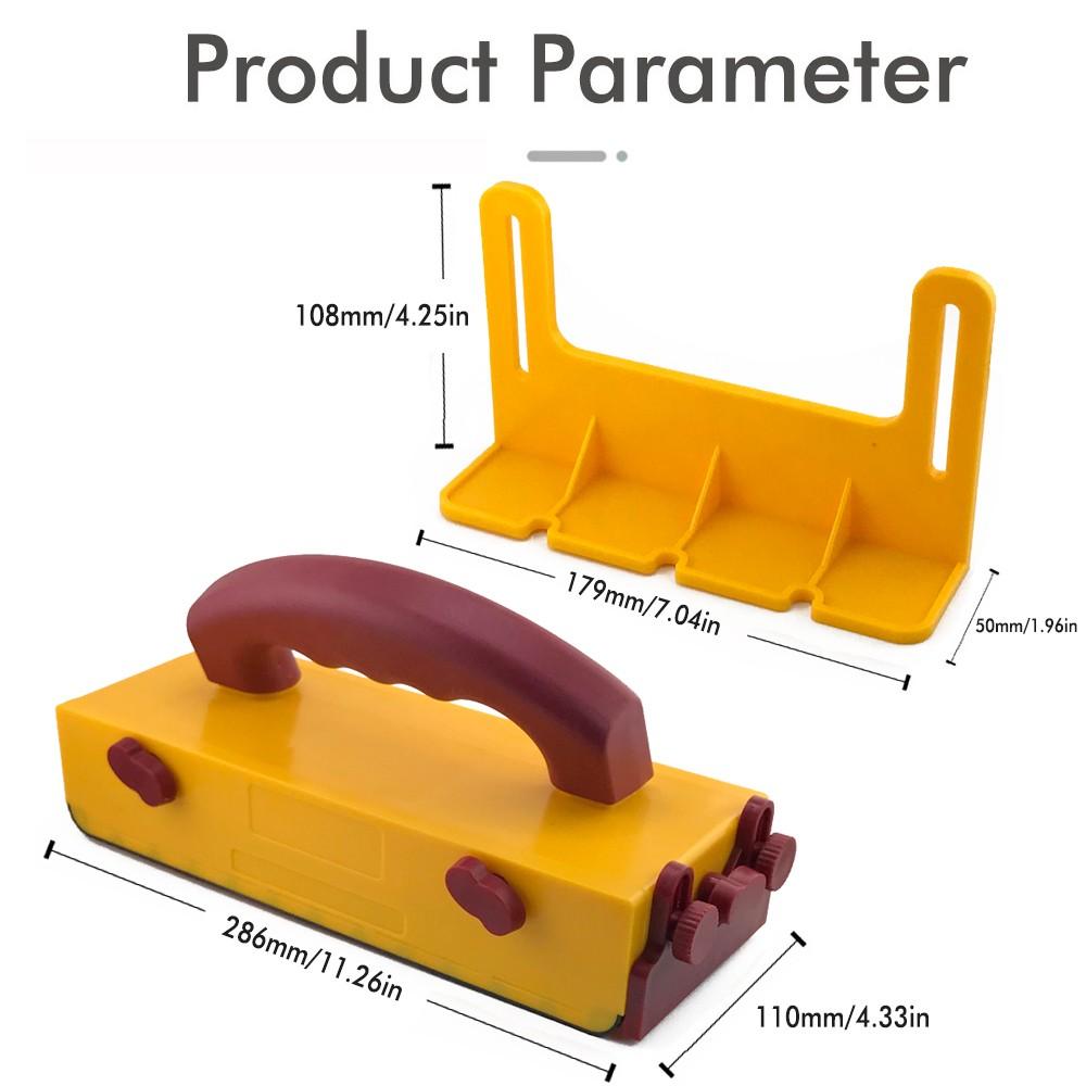 Table Saw Push Block, Woodworking Push Rod, Safety Tool for Thin Materials, Precise Cutting Up to 1/8 Inch