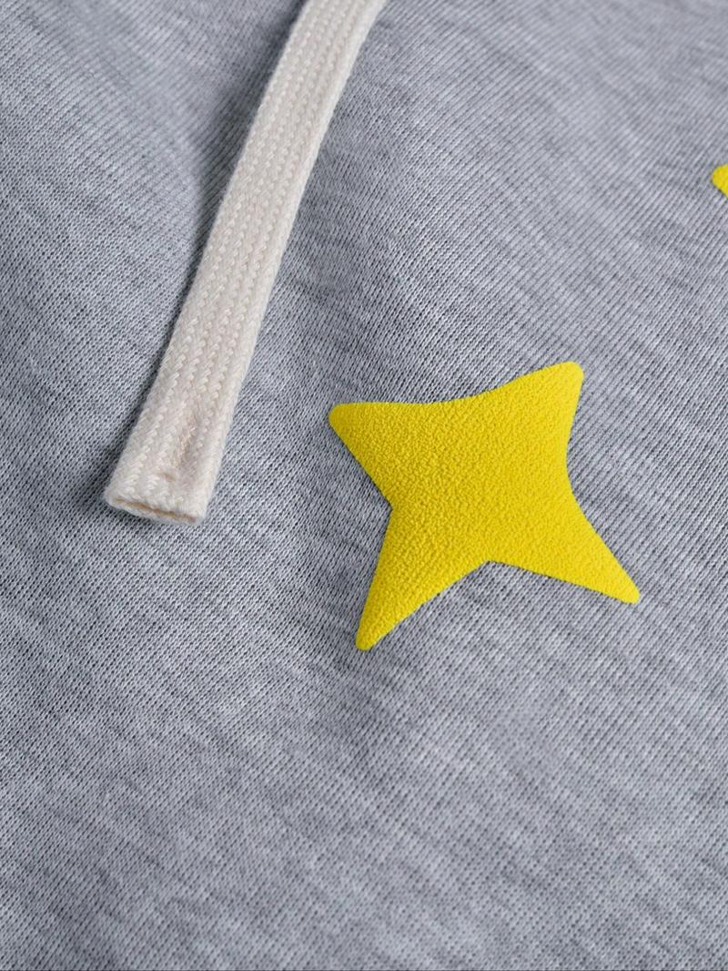 Unisex Street Style Jogger Pants, Hip-Hop Letters & Stars Print, Loose Straight Fit, Fall&winter, Casual Rock Skateboarding