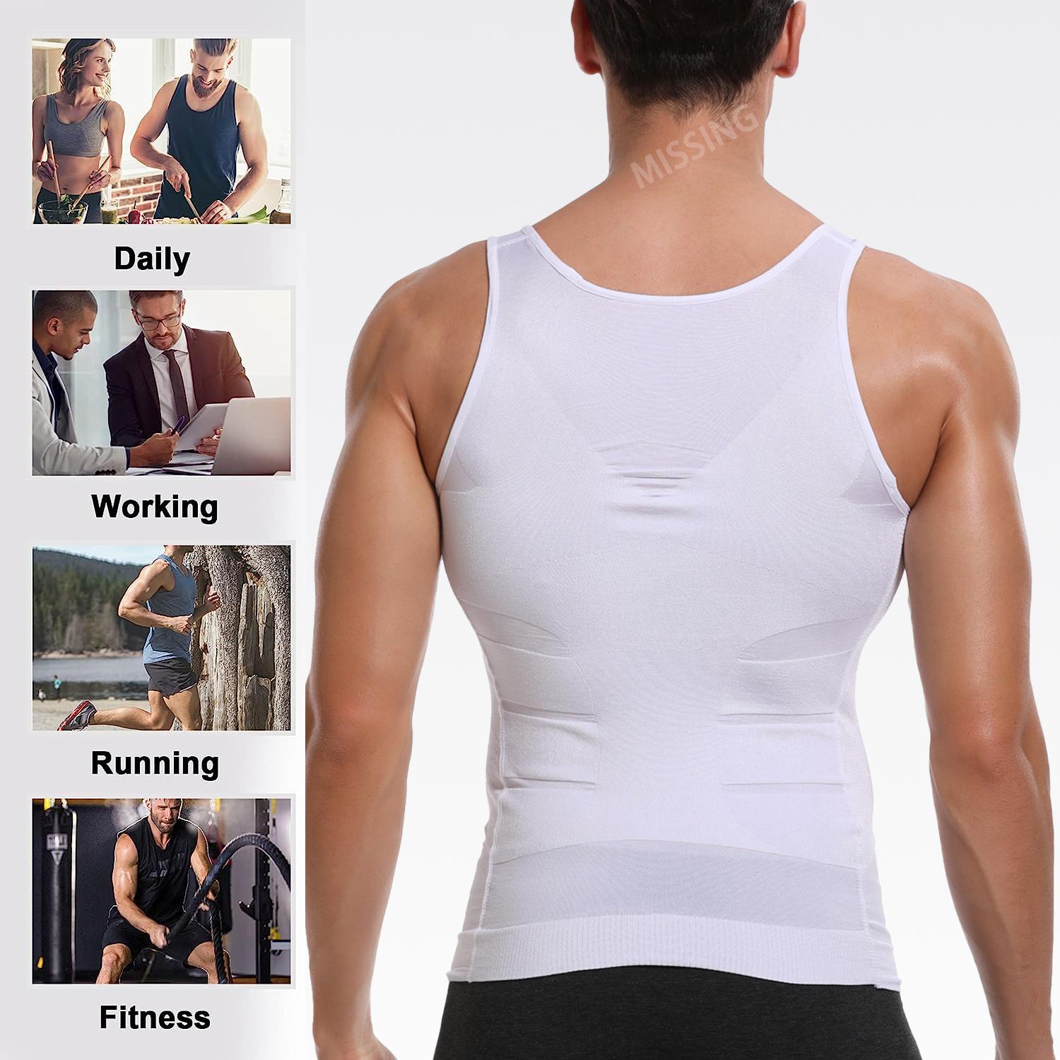 CATTIBOR 1-2 Pack Men Solid Compression Vest Shaping Vest,Men Sleeveless Shirt Shapewear,Men T-Shirt Sport Vest,Men Breathable Round Neck Compression Tank Top Men Shirt For Running Workout Fitness Basketball,Menswear Underwear For All Seasons,Boy Vests CATTIBOR 1-2 Pack Men Solid Compression Vest Shaping Vest,Men Sleeveless Shirt Shapewear,Men T-Shirt Sport Vest,Men Breathable Round Neck Compression Tank Top Men Shirt For Running Workout Fitness Basketball,Menswear Underwear For All Seasons,Boy Vests
