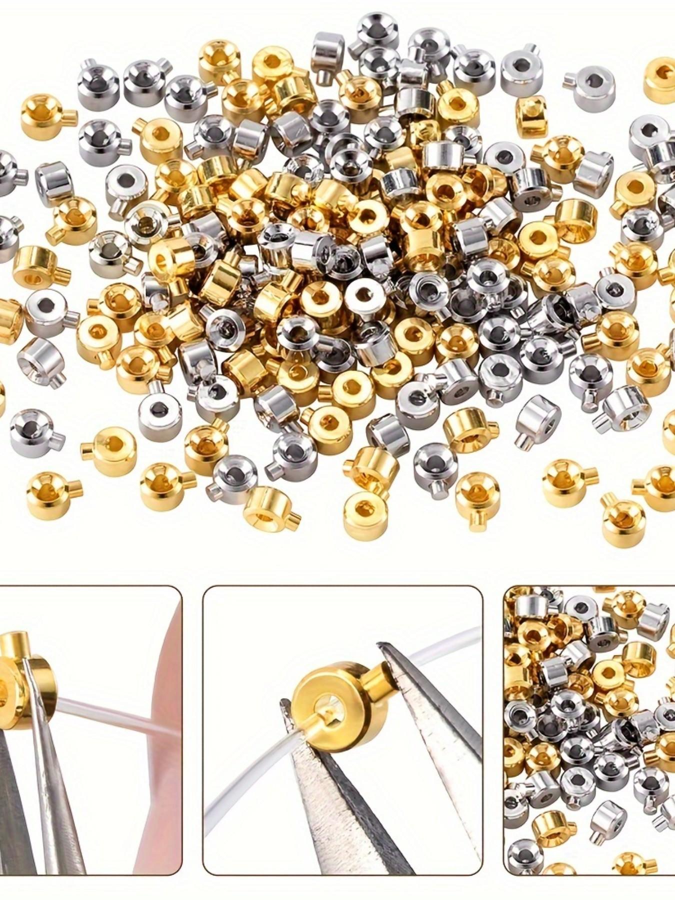 10pcs Set DIY Jewelry Accessories, Stainless Steel Chain Connectors, Fashion Designer Supplies, Handmade Craft Essentials