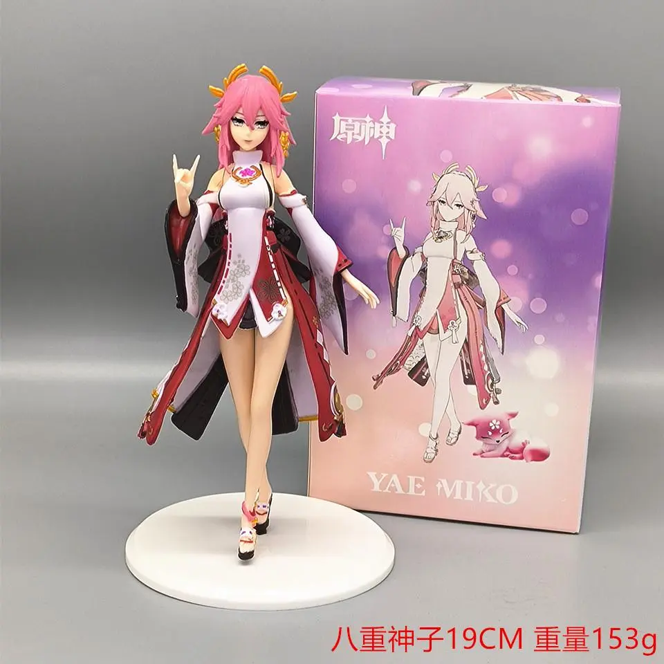 2026 hot item Genshin Impact Venti Anime Figure Genshin Impact Yae Miko Action Figure Klee/Qiqi/Xiao/Hu Tao Figure Collectible Doll Toys Popular toys