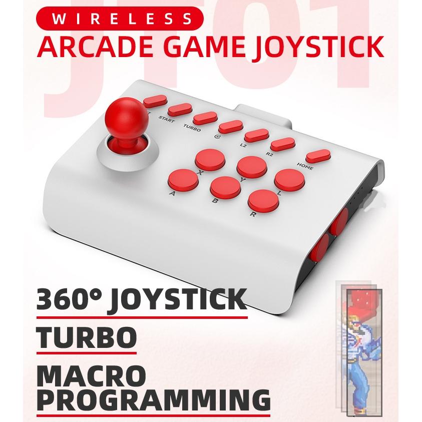 Arcade Gamepad Bluetooth Controller For Nintendo Switch PS4 PS3 Mobile Android IOS iPhone PC Computer Smart TV Joystick Wireless Wired USB Gaming Control Game Pad 2.4G MFI Phone Gaming Accessories