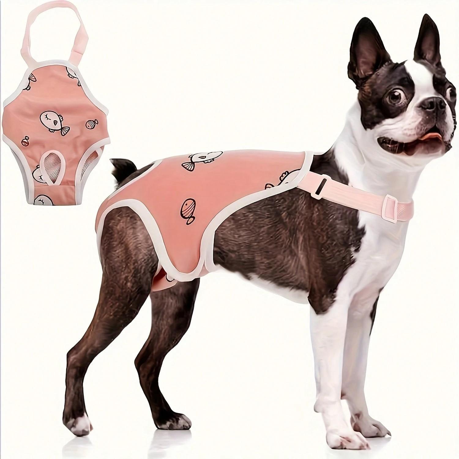 Washable dog diaper - Reusable dog menstrual clothing with breathable mesh design, comfortable fit, suitable for all types of dogs during their menstrual period, exclusively for female dogs, made of polyester fiber material