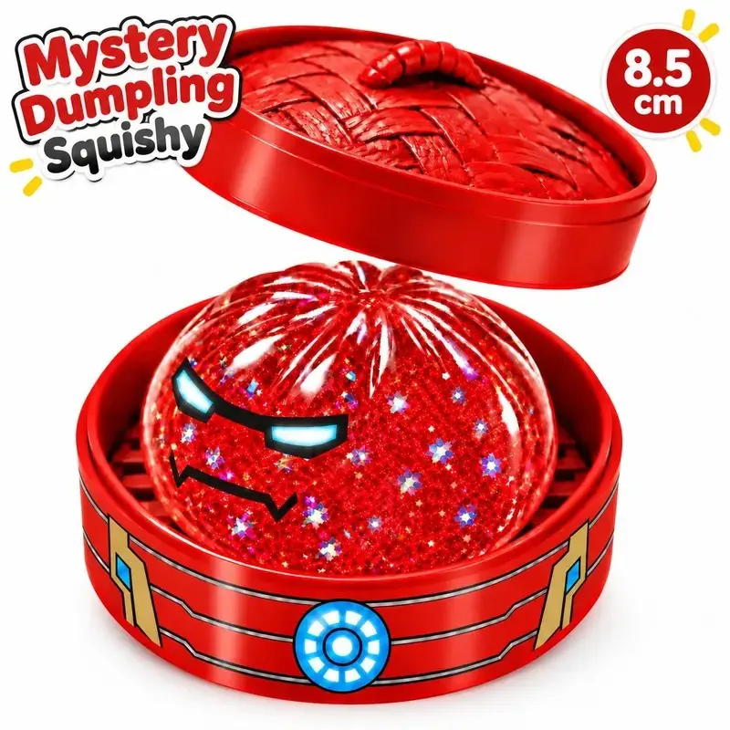 Iron-themed squishy toy-fulfilling children’s superhero dreams! Each one comes with a surprise accessory, making it a fantastic gift choice as well as an adorable, stress-relieving toy.