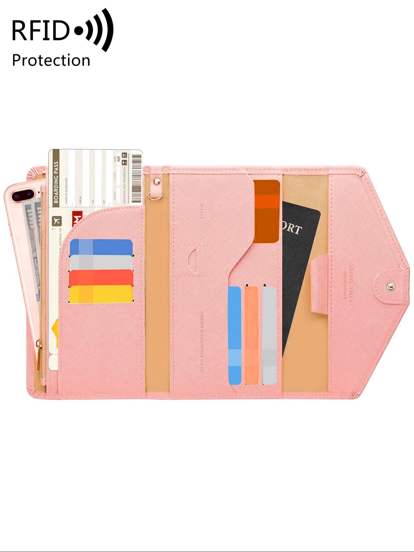 Women's Fashionable Multi Card Slot Credit Card Organizer Card Holder, Casual Minimalist Plain Color RFID Protection Wallet with Rfid Card Slots, Simple All-match Wallet for Daily Life