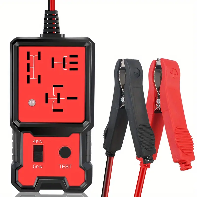 Universal 12V Car Relay Tester – LED Indicator, No Warranty, Made In China