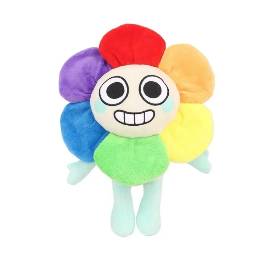 New Dandy's World 35cm Plush Cute Dandy World Scrap Stuffed Horror Game Goob Pebble Plushie Soft Pillow Doll Children Gifts Doll
