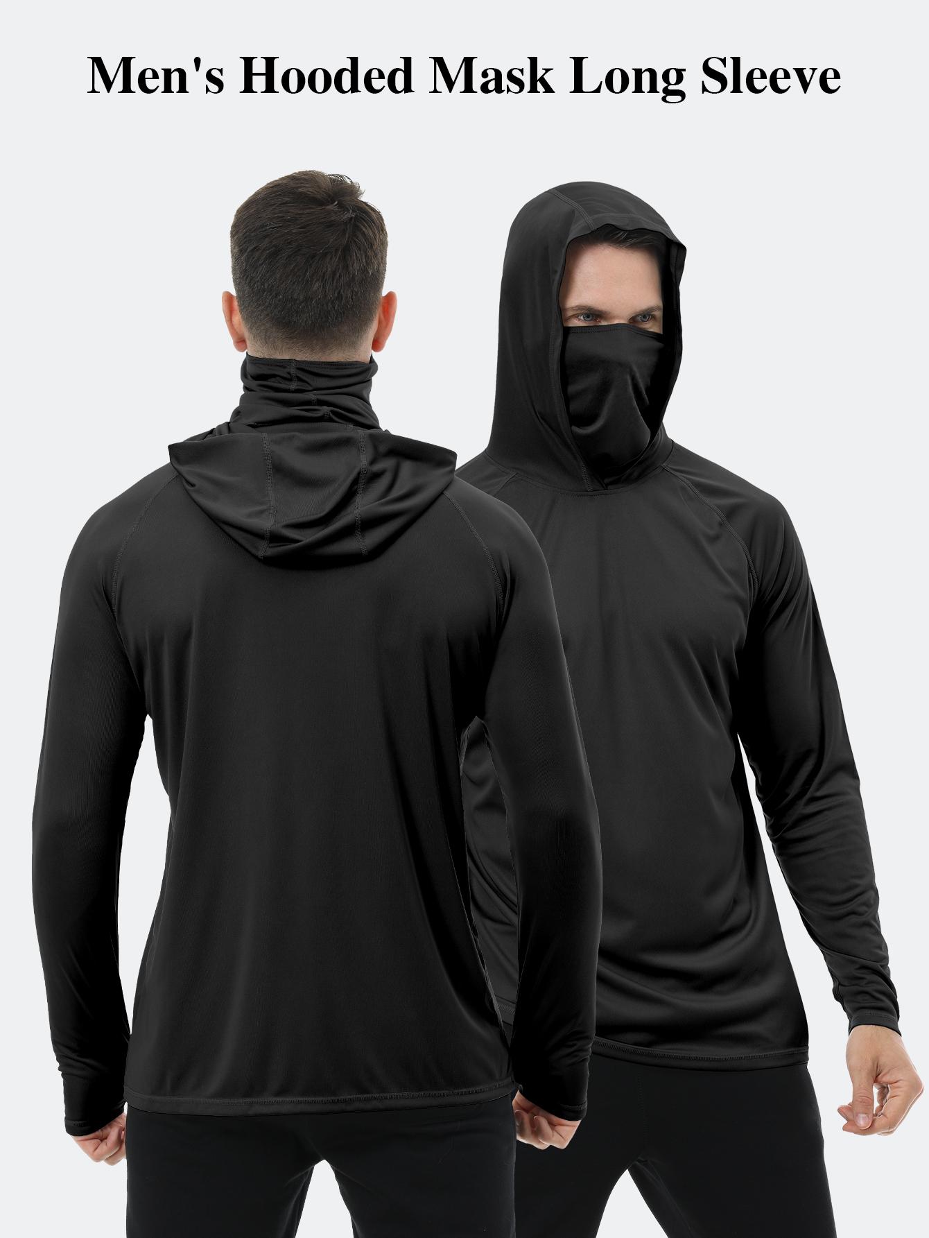 3 PACKS Men's Athletic Hoodies Long Sleeve Fishing Shirts for Men Hooded Set with Face Mask 3 PACKS Men's Athletic Hoodies Long Sleeve Fishing Shirts for Men Hooded Set with Face Mask