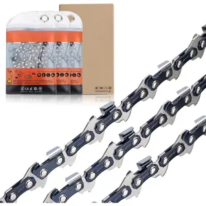 3 Pack 12 Inch Chainsaw Chains 3/8 LP Pitch .050" Gauge 45 Drive Links for Oregon S45 Echo CS-271T CS-301 CS-310 CS-341 CS-346 Greenworks 20262 20292 2000219 20082A 40V Chainsaw