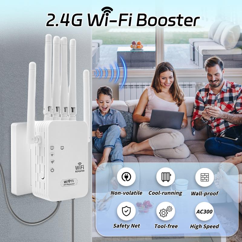 Wireless WIFI Extender, Wifi Repeater Extender, 6 Antennas WiFi Extender Signal Booster for Home Up to 5000 sq.ft with 50 Devices,2.4GHz Signal Booster Long Range Amplifier,Compatible Game Essentials,Gifts Wireless WIFI Extender, Wifi Repeater Extender, 6 Antennas WiFi Extender Signal Booster for Home Up to 5000 sq.ft with 50 Devices,2.4GHz Signal Booster Long Range Amplifier,Compatible Game Essentials,Gifts