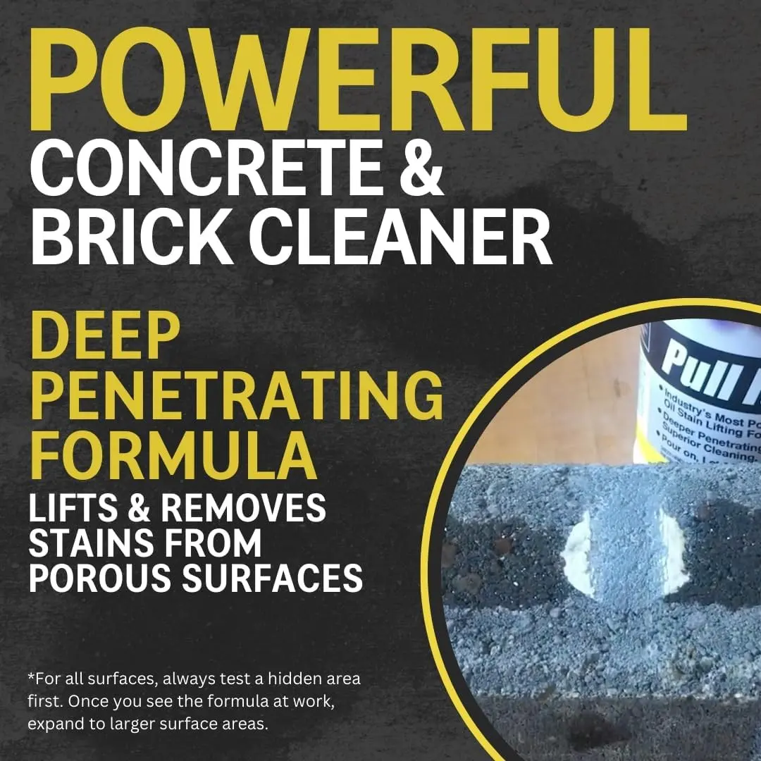 Concrete Oil Stain Remover for Garage Floors & Driveways - Removes Oils and Greases, 32 Fl OzGift